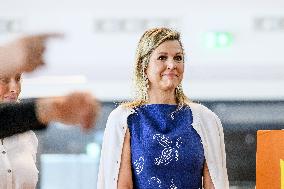 Queen Maxima At Re-Signing of the Music Education Agreement - The Hague