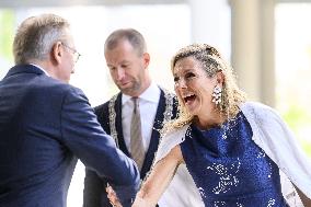 Queen Maxima At Re-Signing of the Music Education Agreement - The Hague
