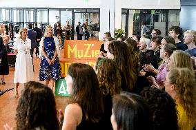 Queen Maxima At Re-Signing of the Music Education Agreement - The Hague