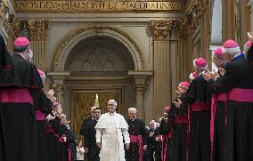 Pope Leo XIV Meets Italian Episcopal Conference - Vatican