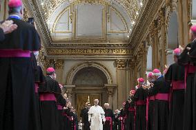 Pope Leo XIV Meets Italian Episcopal Conference - Vatican