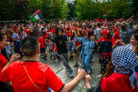 Red Human Line for Gaza - Brussels
