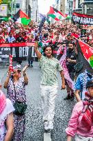 Red Human Line for Gaza - Brussels