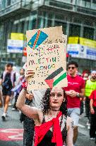 Red Human Line for Gaza - Brussels