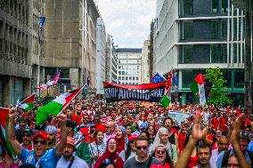 Red Human Line for Gaza - Brussels