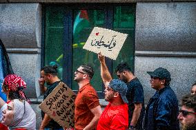 Red Human Line for Gaza - Brussels