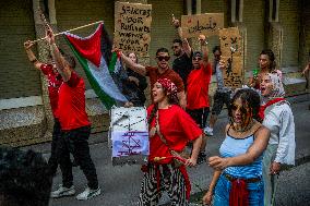 Red Human Line for Gaza - Brussels