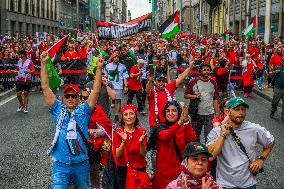 Red Human Line for Gaza - Brussels