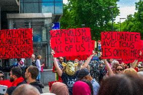 Red Human Line for Gaza - Brussels