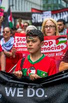 Red Human Line for Gaza - Brussels
