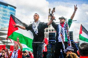 Red Human Line for Gaza - Brussels