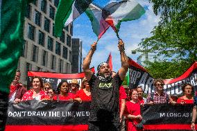 Red Human Line for Gaza - Brussels