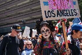 No Kings Protests in Los Angeles - LA