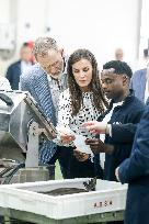 King Felipe VI and Queen Letizia Visit Burela - Spain