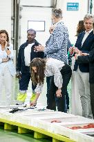 King Felipe VI and Queen Letizia Visit Burela - Spain