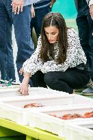 King Felipe VI and Queen Letizia Visit Burela - Spain