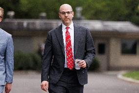 DC: Stephen Miran, Chair of the Council of Economic Advisers Outside White House