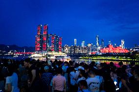 Drone Light Show in Chongqing