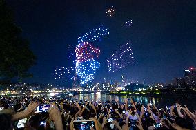 Drone Light Show in Chongqing