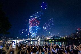 Drone Light Show in Chongqing