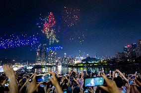 Drone Light Show in Chongqing