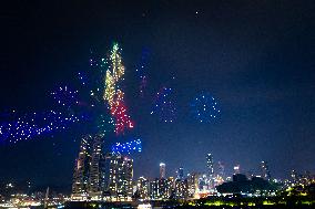 Drone Light Show in Chongqing