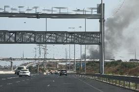 Iranian Missile Attack - Herzliya