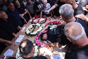 Mourners in Tamra After Iranian Missile Attack Amid Escalating Conflict