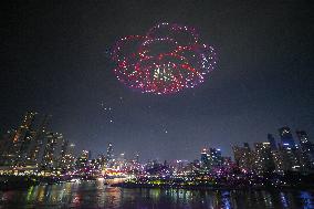 Chongqing Drone Show Aims for Guinness Record with 11,787 Drones