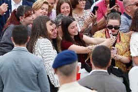 King Felipe VI and Queen Letizia Visit Burela