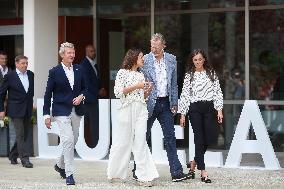 King Felipe VI and Queen Letizia Visit Burela