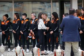 King Felipe VI and Queen Letizia Visit Burela