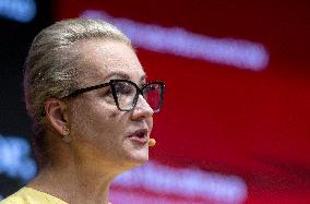 Yulia Navalnaya At Santander Women Now forum - Madrid