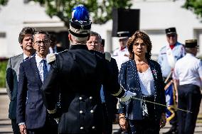 Bruno Retailleau At ENSOSP Graduation Ceremony - Aix-en-Provence