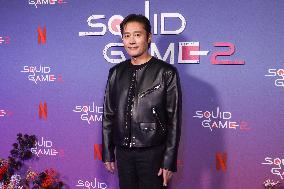 Netflixs Squid Game Season 2 Experience Photo Call - NYC