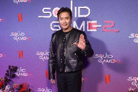 Netflixs Squid Game Season 2 Experience Photo Call - NYC