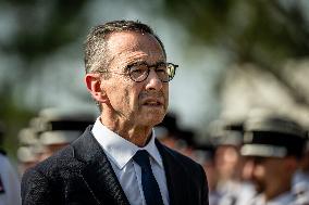 Bruno Retailleau At ENSOSP Graduation Ceremony - Aix-en-Provence