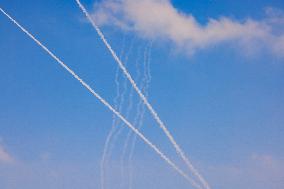 Iranian Missiles in Tel Aviv - Israel