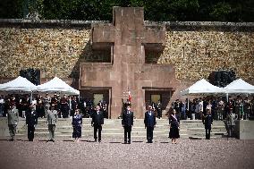85th anniversary of the Appeal of 18 June at Mont Valerien - Suresnes