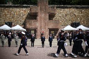 85th anniversary of the Appeal of 18 June at Mont Valerien - Suresnes