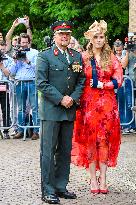 Royals Visit Cavalry Regiment of The Royal Netherlands Army - Amersfoort