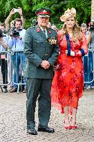 Royals Visit Cavalry Regiment of The Royal Netherlands Army - Amersfoort