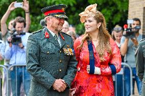 Royals Visit Cavalry Regiment of The Royal Netherlands Army - Amersfoort