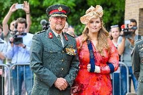 Royals Visit Cavalry Regiment of The Royal Netherlands Army - Amersfoort