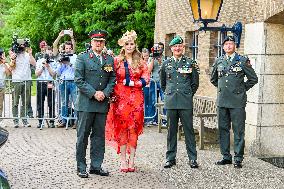 Royals Visit Cavalry Regiment of The Royal Netherlands Army - Amersfoort