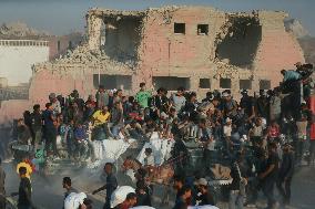 Flour Aid Reaches Gaza Residents