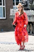 Royals Visit Cavalry Regiment of The Royal Netherlands Army - Amersfoort