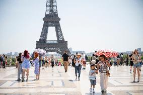 Heatwave Illustration - Paris
