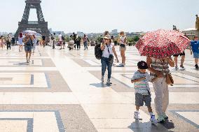 Heatwave Illustration - Paris