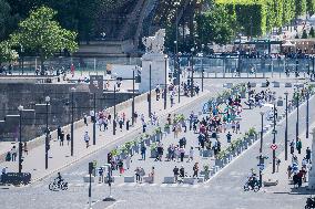 Heatwave Illustration - Paris